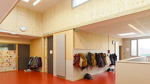 Architecte : Atelier Senechal Auclair Park - photo: Jerôme Beg [lien vers l’école d’Ecuisses