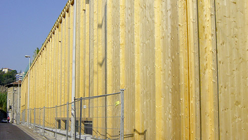 Structure fermée en mur  Panneau KLH