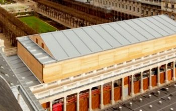 Théâtre éphémère de la comédie française à Paris -Crédit photo Christophe Raynaud de Lage