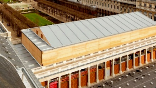 Théâtre éphémère de la comédie française à Paris -Crédit photo Christophe Raynaud de Lage